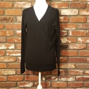 Club Monaco Black Knit Top